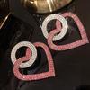 Fashion Peach Heart Earrings